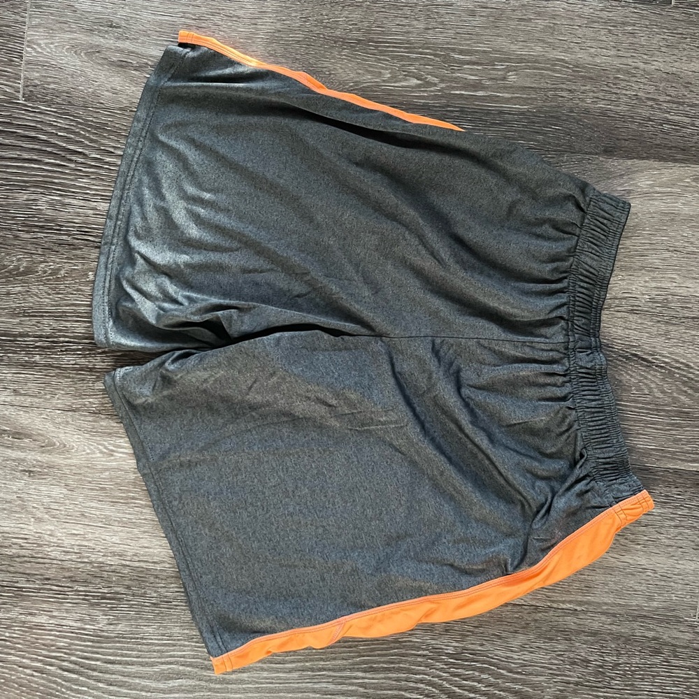 Champion Grey & Orange Medium Shorts w/ pockets